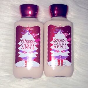 New Bath and Body Works Winter Candy Apple 8 Oz Bundle of 2